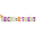 Gemmy Flat-tastics 15.94 in. LED Prelit Trick-or-Treat Yard Sign Halloween Decor 224617